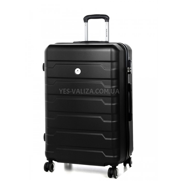 Валіза Франція велика L чорна 76х49х30см/95л/4.12кг/Worldline 626, фото 2