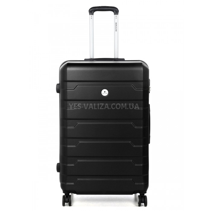 Чемодан Франция большой L чёрный 76х49х30см/95л/4.12кг/Worldline 626, фото 1