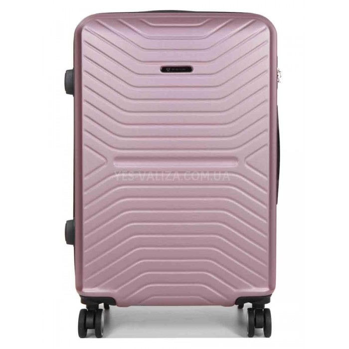 Набор чемоданов Франция (L M S-3шт) розовый/Worldline 625, фото 2