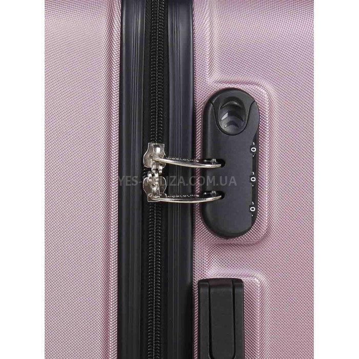 Набор чемоданов Франция (L M S-3шт) розовый/Worldline 625, фото 8