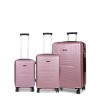 Набір валіз Франція (L M S-3шт) рожева/Worldline 625, фото 11