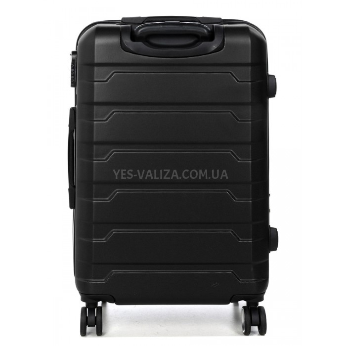 Валіза Франція середня M чорна 66х43х27(+5)см/78л/3.5кг/Worldline 626, фото 3