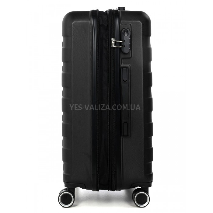 Чемодан Франция средний M чёрный 66х43х27(+5)см/78л/3.5кг/Worldline626, фото 6
