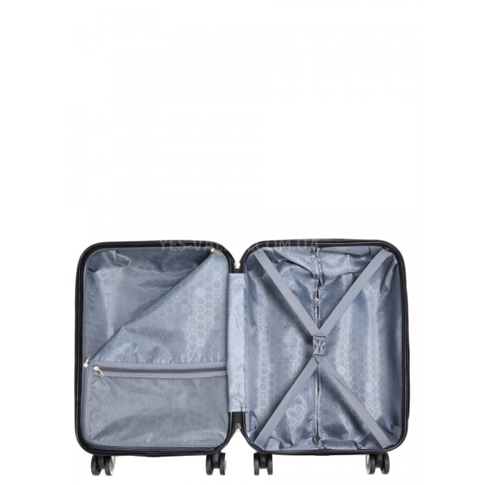 Чемодан Франция малый S чёрный 55х35х24см/38л/2.65кг/Worldline 626, фото 9