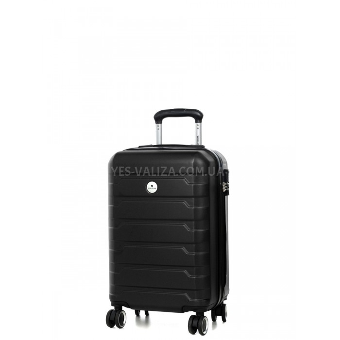 Чемодан Франция малый S чёрный 55х35х24см/38л/2.65кг/Worldline 626, фото 2