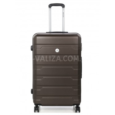 Чемодан Франция большой L кофе 76х49х30см/95л/4.12кг/Worldline 626