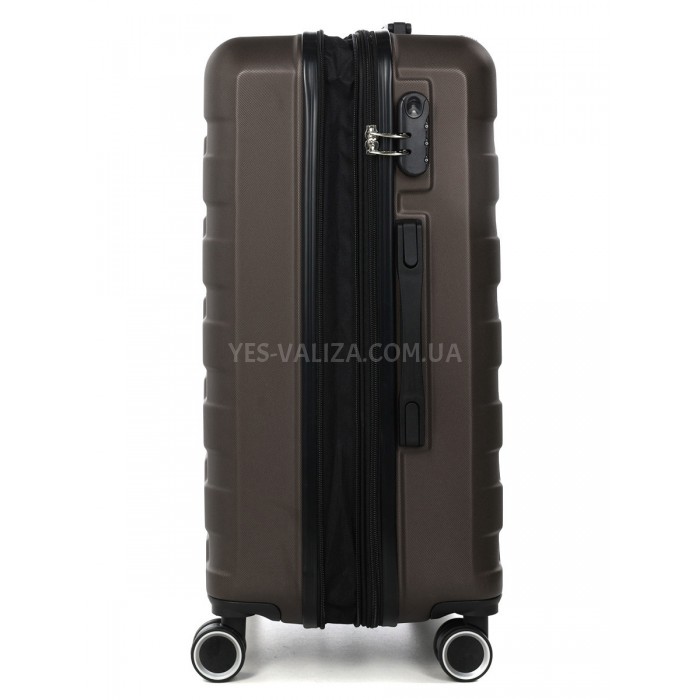 Чемодан Франция средний M кофе 66х43х27(+5)см/78л/3.5кг/Worldline 626, фото 7