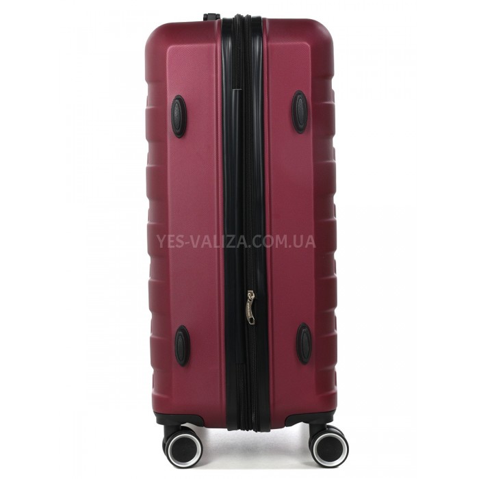 Валіза Франція середня M бордо 66х43х27(+5)см/78л/3.5кг/Worldline 626, фото 4