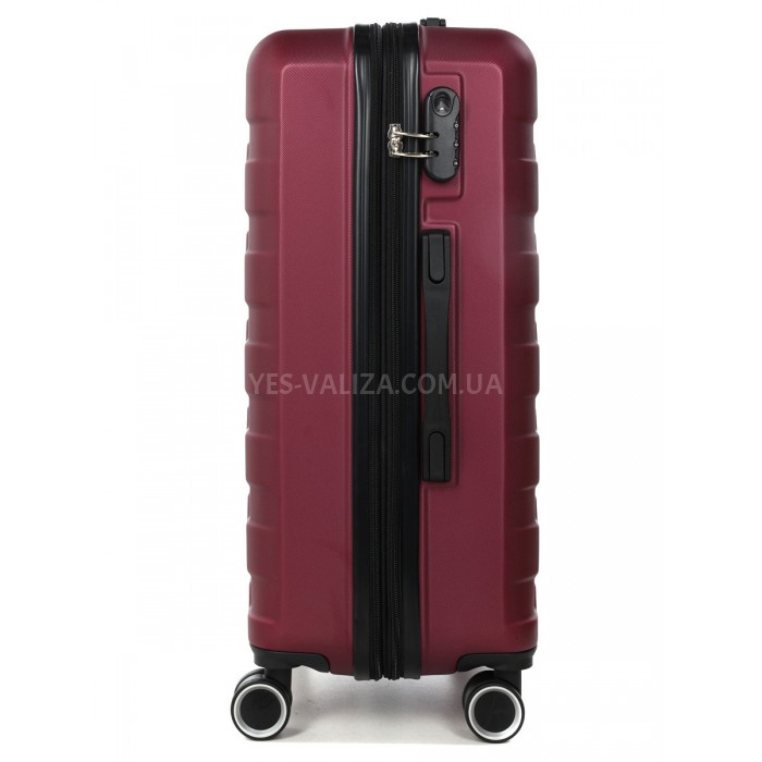 Чемодан Франция средний M бордо 66х43х27(+5)см/78л/3.5кг/Worldline 626, фото 3