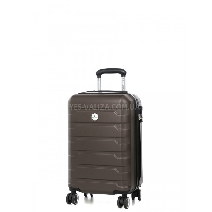 Чемодан Франция малый S кофе 55х35х24см/38л/2.65кг/Worldline 626, фото 2