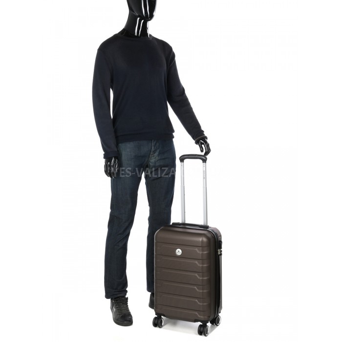 Валіза Франція мала S кава 55х35х24см/38л/2.65кг/Worldline 626, фото 10