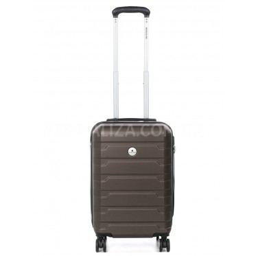Чемодан Франция малый S кофе 55х35х24см/38л/2.65кг/Worldline 626