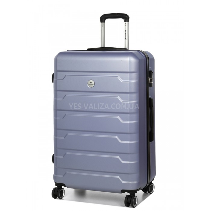 Валіза Франція велика L бузок 76х49х30см/95л/4.12кг/Worldline 626, фото 2