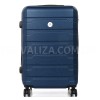 Валіза Франція середня M синя 66х43х27(+5)см/78л/3.5кг/Worldline 626, фото 11