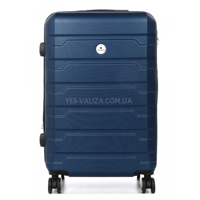Валіза Франція середня M синя 66х43х27(+5)см/78л/3.5кг/Worldline 626, фото 2