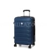 Чемодан Франция средний M синий 66х43х27(+5)см/78л/3.5кг/Worldline 626, фото 10
