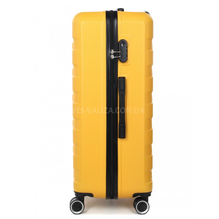 Валіза Франція велика L жовта 76х49х30см/95л/4.12кг/Worldline 626, фото 4