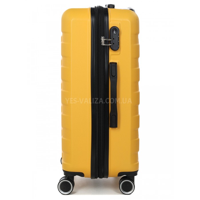 Валіза Франція середня M жовта 66х43х27(+5)см/78л/3.5кг/Worldline 626, фото 4