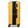 Чемодан Франция средний M жёлтый 66х43х27+5см/78л/3.5кг/Worldline 626, фото 16