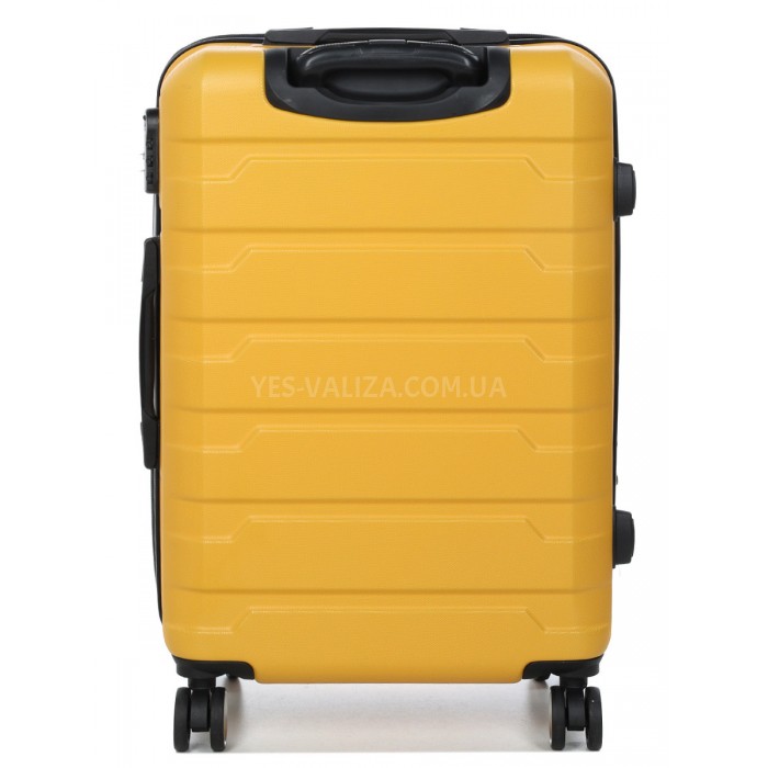 Чемодан Франция средний M жёлтый 66х43х27+5см/78л/3.5кг/Worldline 626, фото 3