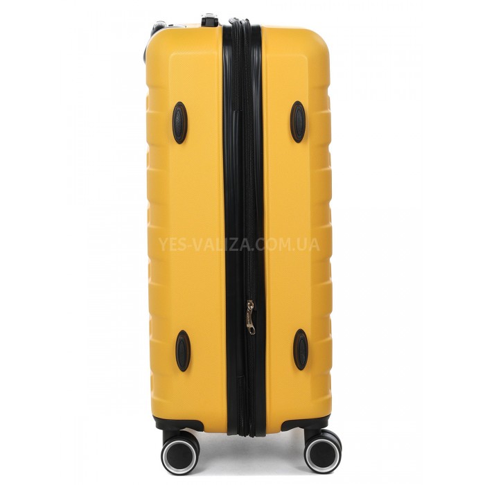 Чемодан Франция средний M жёлтый 66х43х27+5см/78л/3.5кг/Worldline 626, фото 5