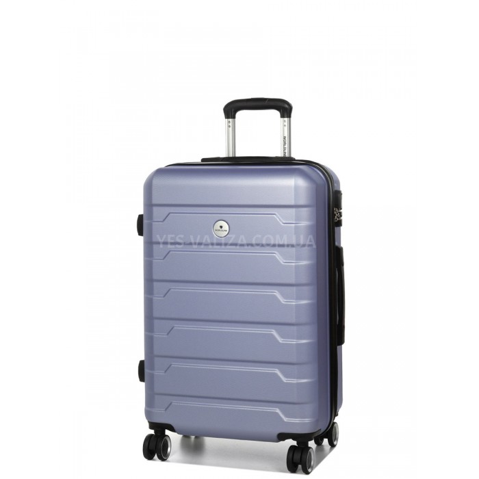 Чемодан Франция средний M сирень 66х43х27(+5)см/78л/3.5кг/Worldline626, фото 2