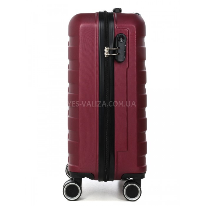 Чемодан Франция малый S бордо 55х35х24см/38л/2.65кг/Worldline 626, фото 4