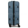 Валіза середня М поліпропілен синя 65х44х28+5/77л/3.4кг/Worldline 289, фото 13