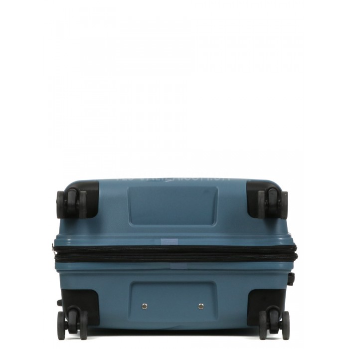 Валіза середня М поліпропілен синя 65х44х28+5/77л/3.4кг/Worldline 289, фото 7
