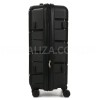 Валіза середня М поліпропілен чорна 65х44х28+5/77л/3.4кг/Worldline 289, фото 15