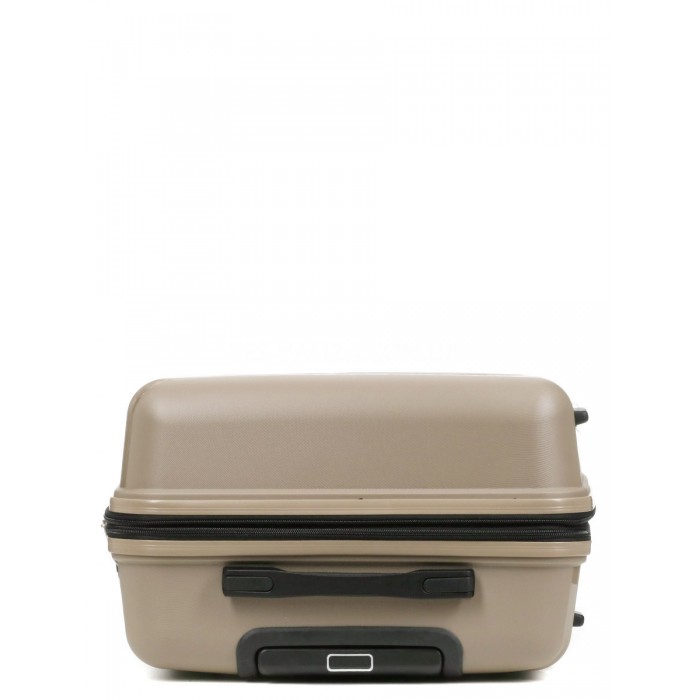Валіза середня М поліпропілен беж 65х44х28+5см/77л/3.4кг/Worldline 289, фото 8