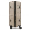 Чемодан средний М полипропилен беж 65х44х28+5/77л/3.4кг/Worldline 289, фото 17