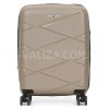 Чемодан средний М полипропилен беж 65х44х28+5/77л/3.4кг/Worldline 289, фото 13