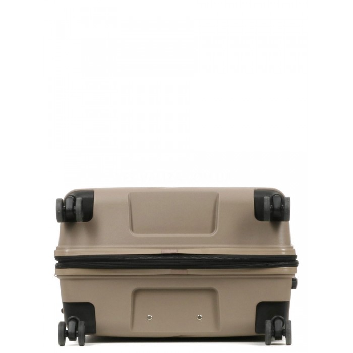 Валіза велика L поліпропілен беж 75х50х31+5см/115л/4.4кг/Worldline 289, фото 7