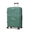 Валіза велика L поліпропілен зелена 75х50х31+5/115л/4.4кг/Worldline289, фото 12