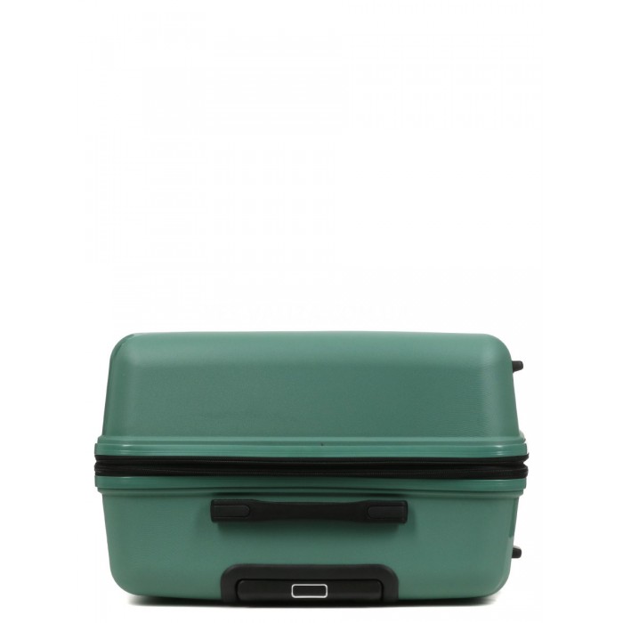 Чемодан большой L полипропилен зелён 75х50х31+5/115л/4.4кгWorldline289, фото 6