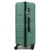 Чемодан большой L полипропилен зелён 75х50х31+5/115л/4.4кгWorldline289, фото 14