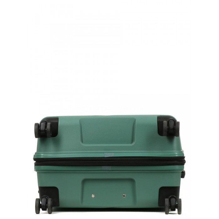 Валіза велика L поліпропілен зелена 75х50х31+5/115л/4.4кг/Worldline289, фото 7