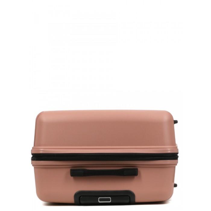 Валіза велика L поліпропілен пудра 75х50х31+5/115л/4.4кг/Worldline 289, фото 6