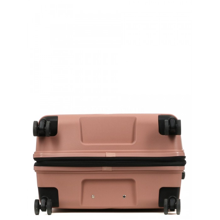 Валіза велика L поліпропілен пудра 75х50х31+5/115л/4.4кг/Worldline 289, фото 7