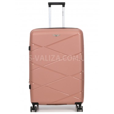 Чемодан большой L полипропилен пудра 75х50х31+5/115л/4.4кгWorldline289