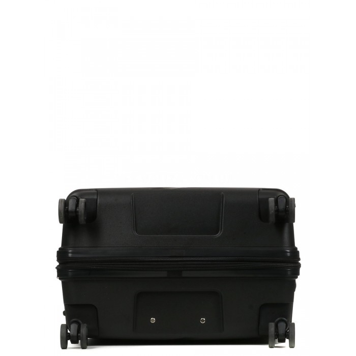 Валіза велика L поліпропілен чорна 75х50х31+5/115л/4.4кг/Worldline 289, фото 7