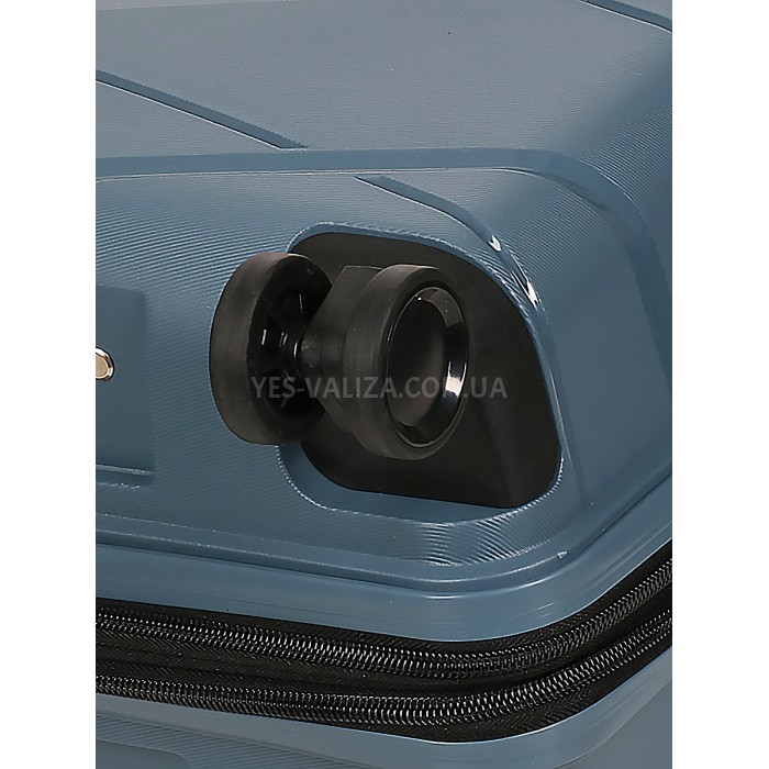 Чемодан большой L полипропилен синий 75х50х31+5/115л/4.4кгWorldline289, фото 9