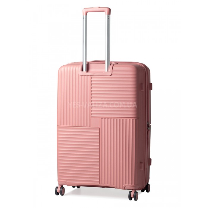 Валіза велика L поліпропілен пудра 76х52х31(+5)см/125л/4.6кг/Snowball, фото 3