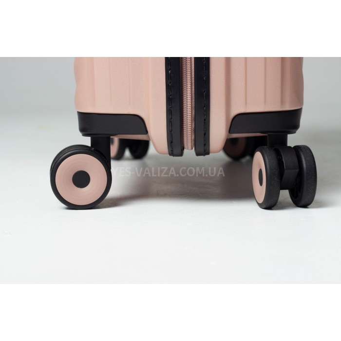 Валіза середня M поліпропілен пудра 66х45х27см/72л/3кг/Snowball 35203, фото 9