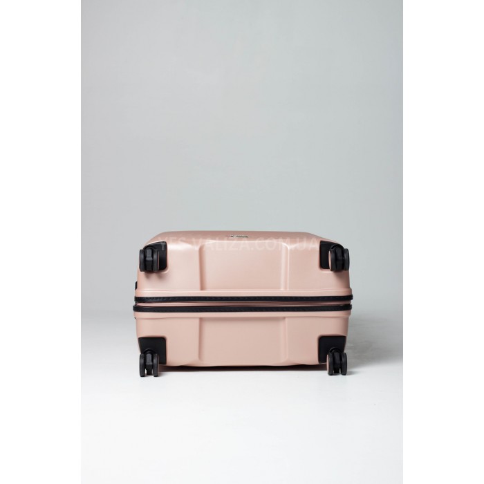 Валіза середня M поліпропілен пудра 66х45х27см/72л/3кг/Snowball 35203, фото 5