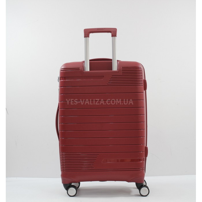 Набор чемоданов Франция (L M S-3шт) полипропилен красный/Snowball 91203, фото 4