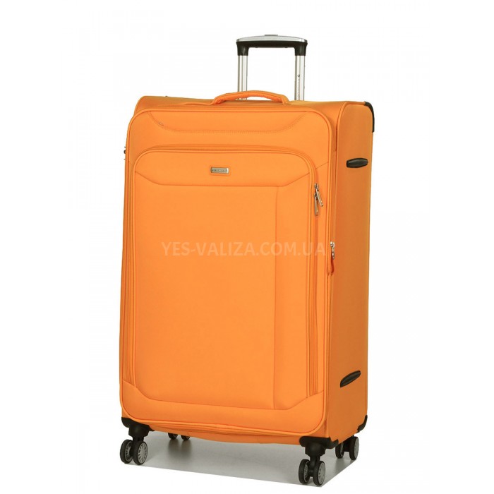 Валіза велика L тканина жовта 77х47х32(+5)см/119л/3.9кг/Snowball 87303, фото 1