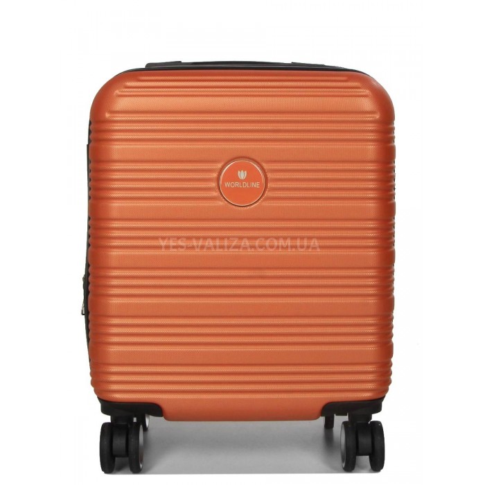 Валіза ручна поклажа XS помаранч 45х35х20+5см/30л/2.5кг/Worldline 805, фото 3