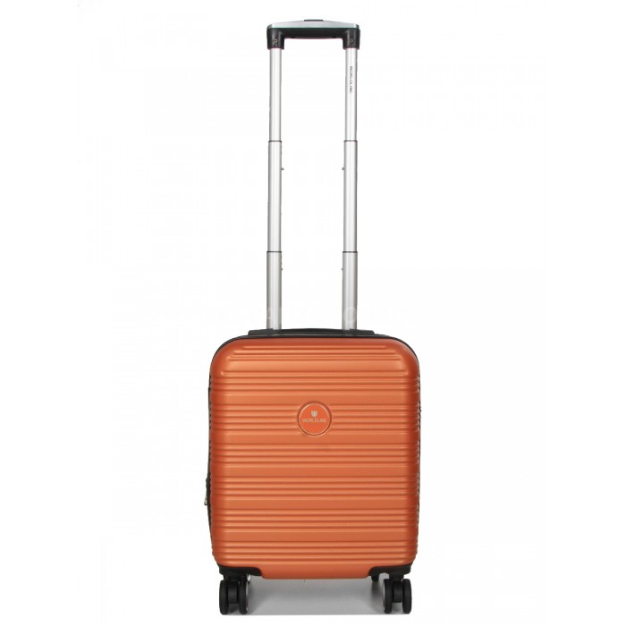 Чемодан ручная кладь XS оранж 45х35х20(+5)см/30л/2.5кг/Worldline 805, фото 1